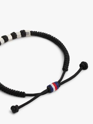 Мужской браслет Tommy Hilfiger Adjustable Braided Nylon, цвет: Чёрный — фото 3