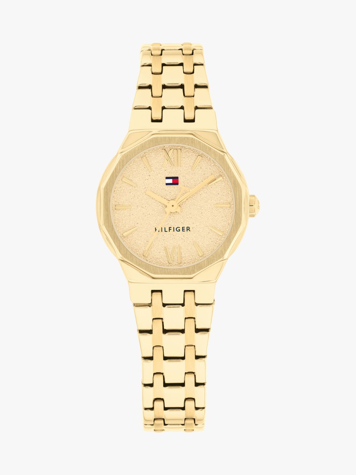 25MM Shimmer Dial Dress Watch — Gold