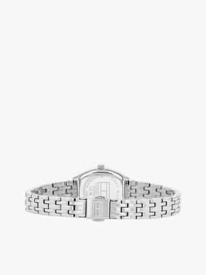 Женские часы Tommy Hilfiger 21.5MM Patterned Tonneau Dress Watch, цвет: Тёмно-синий — фото 2