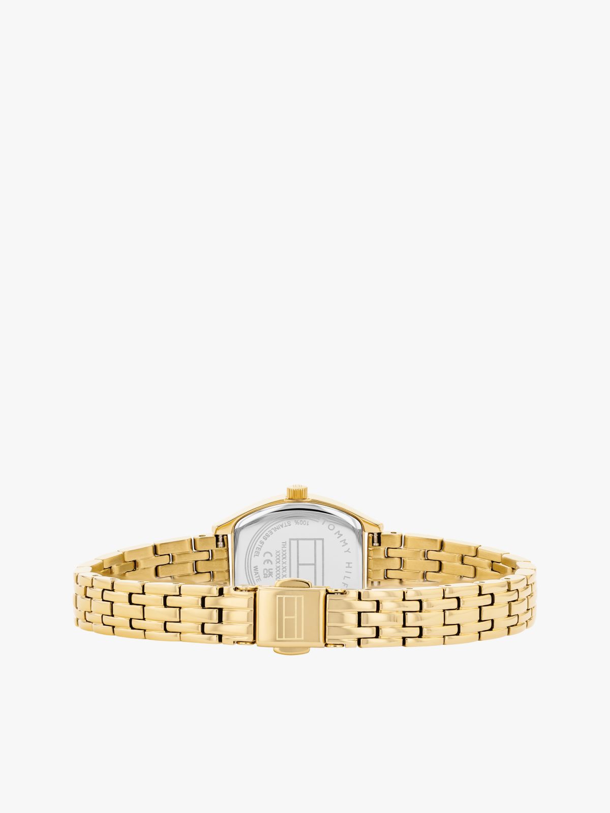 21.5MM Patterned Tonneau Dress Watch — White