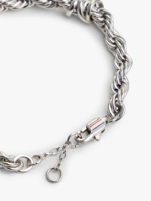 Женский браслет Tommy Hilfiger Nautical Rope Chain, цвет: Серебряный — фото 3