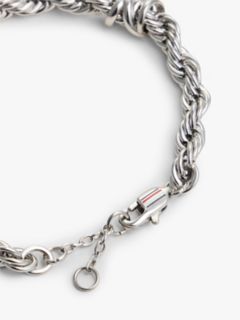 Nautical Rope Chain Bracelet — Silver 3
