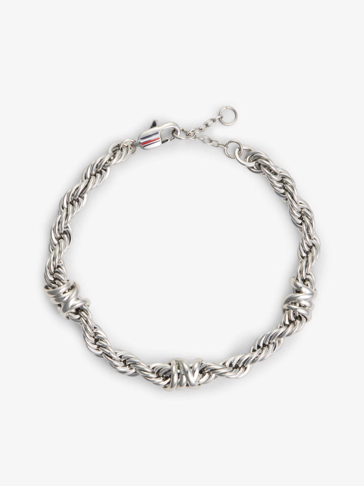 Nautical Rope Chain Bracelet — Silver