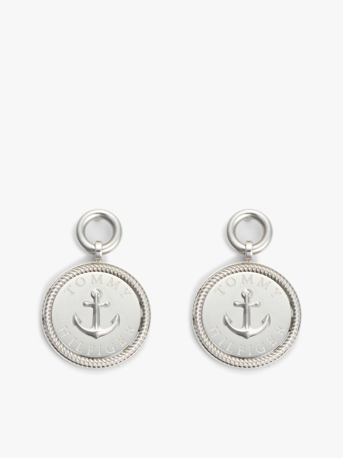 Nautical Charm Earring — Silver