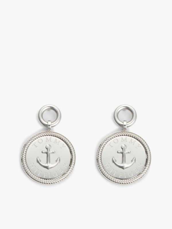 Nautical Charm Earring — Silver