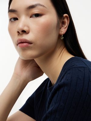 Женские серьги Tommy Hilfiger Heart Charm, цвет: Золотой — фото 3