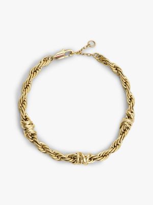 Nautical Rope Chain Bracelet, Gold