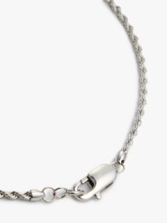Nautical Rope-Chain Necklace — Two Tone 3