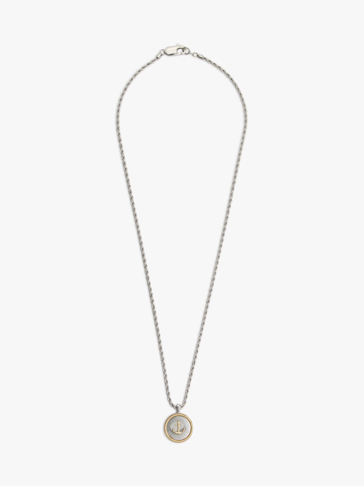 Nautical Rope-Chain Necklace — Two Tone