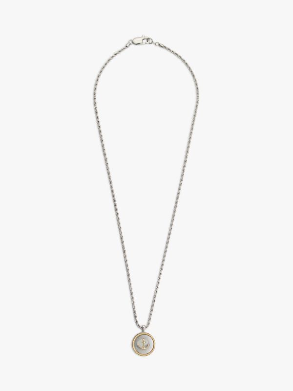 Nautical Rope-Chain Necklace — Two Tone