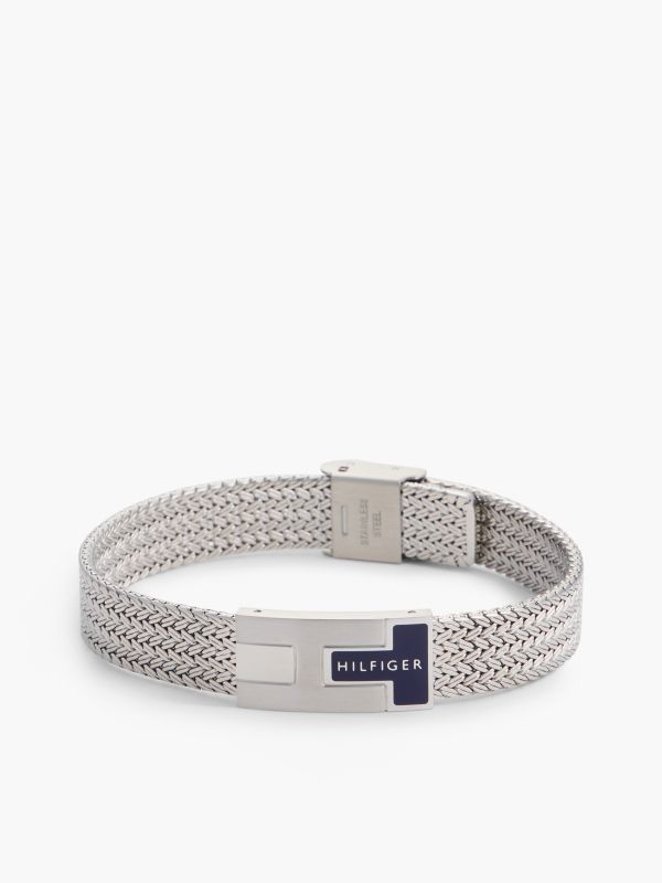 Nautical Mesh Bracelet — Silver
