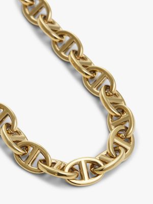Женская цепочка Tommy Hilfiger Gold-Plated Mariner-Link Chain, цвет: Золотой — фото 2