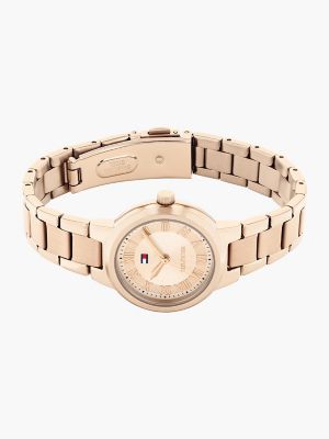 Женские часы Tommy Hilfiger 28MM Dress Watch, цвет: Золотой — фото 3
