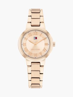 28MM Dress Watch, Carnation Gold