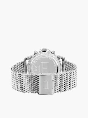 Мужские часы Tommy Hilfiger 40MM Mesh Strap Dress Watch, цвет: Чёрный — фото 2