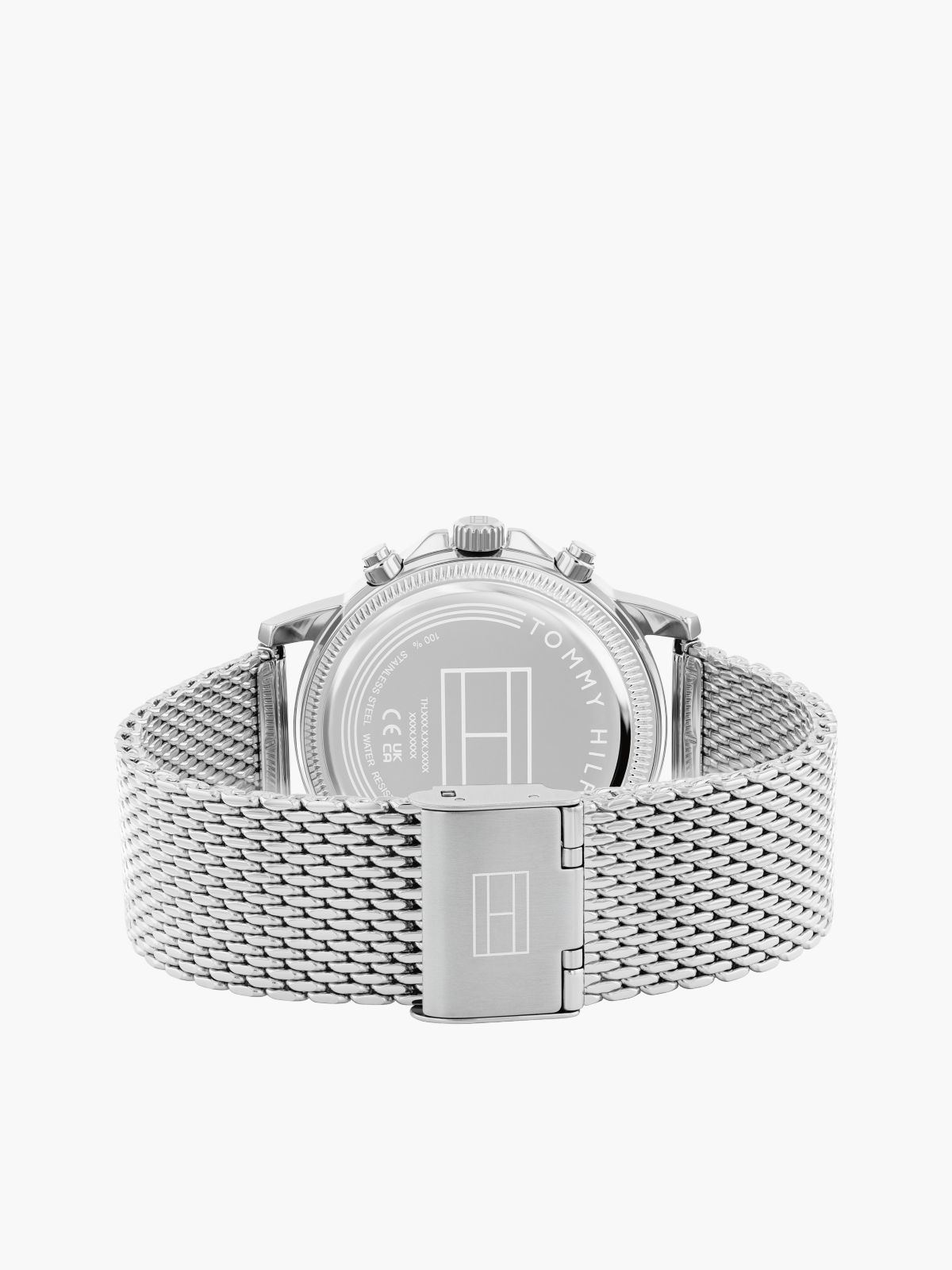 40MM Mesh Strap Dress Watch — Black