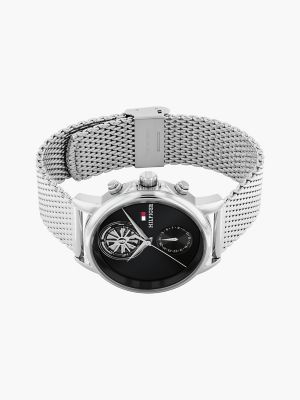 Мужские часы Tommy Hilfiger 40MM Mesh Strap Dress Watch, цвет: Чёрный — фото 3