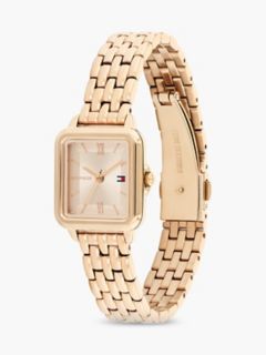 24MM Rectangle Dial Dress Watch — Rose Gold 3