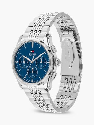 Мужские часы Tommy Hilfiger 38MM Dual-Time NYC Watch, цвет: Синий — фото 3