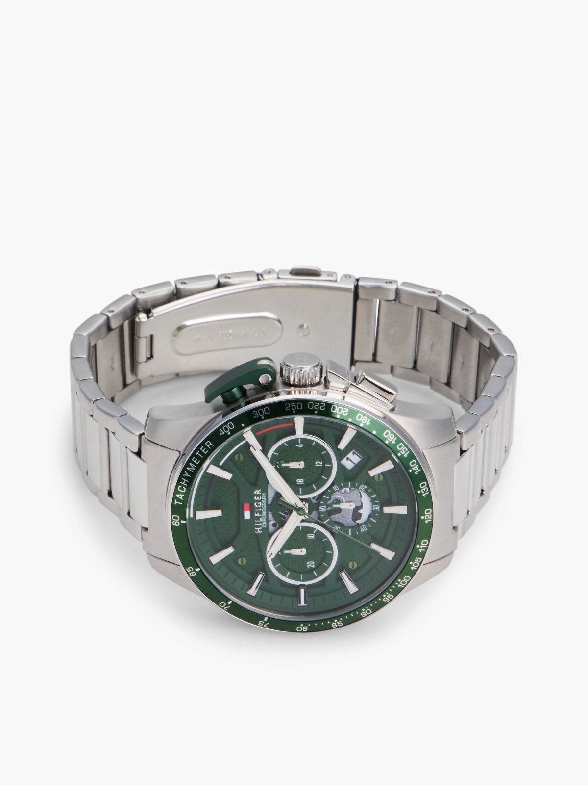 44MM Chronograph Sport Watch — Green