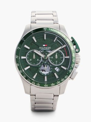 44MM Chronograph Sport Watch, Green