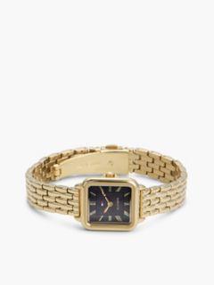 24MM Rectangle Dial Dress Watch — Black 3
