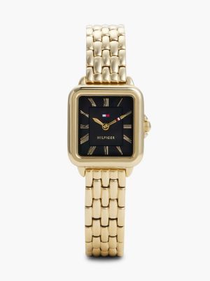 24MM Rectangle Dial Dress Watch, Black