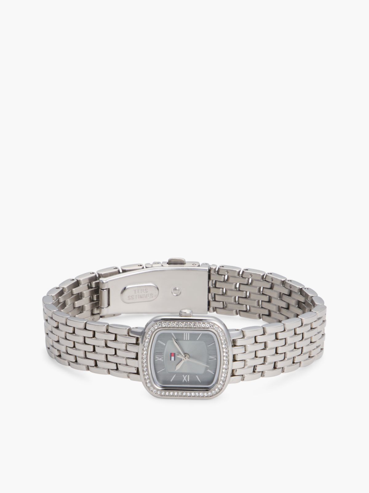 22MM Crystal Accent Dress Watch — Blue