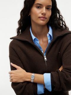 22MM Crystal Accent Dress Watch — Blue 4