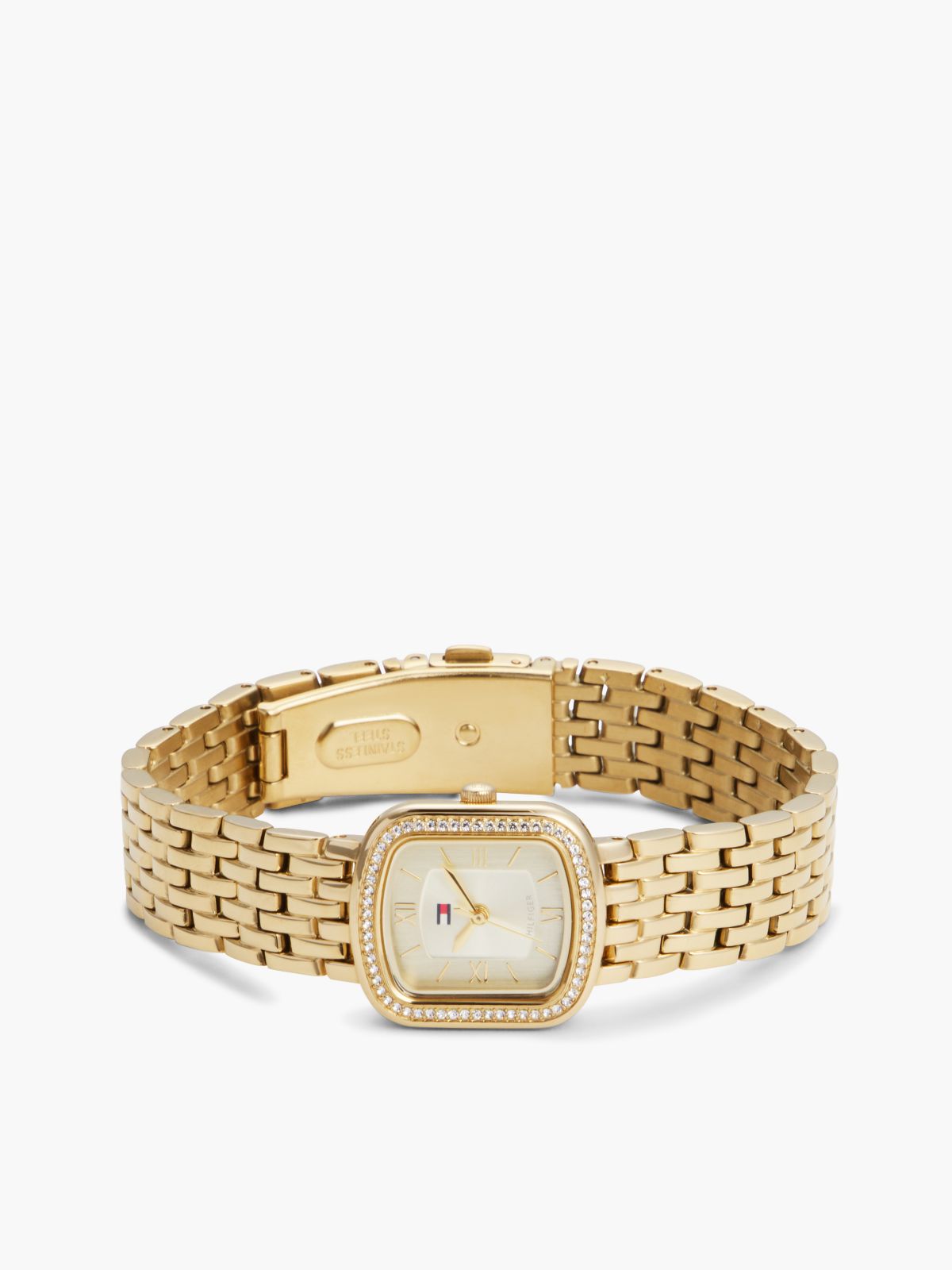 22MM Crystal Accent Dress Watch — Champagne