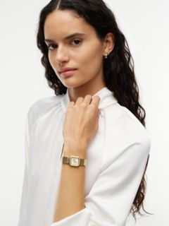 22MM Crystal Accent Dress Watch — Champagne 4