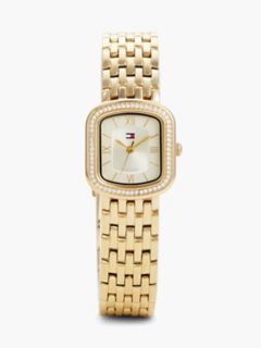22MM Crystal Accent Dress Watch — Champagne 1