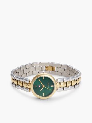 Женские часы Tommy Hilfiger 26MM Round Dress Watch, цвет: Зелёный — фото 3