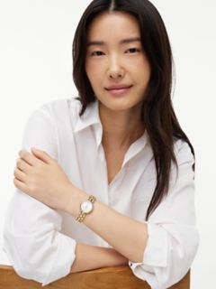 26MM Round Dress Watch — White 4