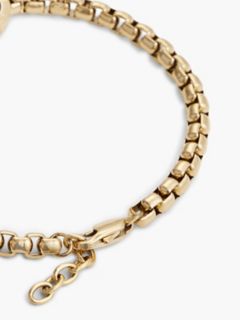 Compass Medallion Chain Bracelet — Gold 3