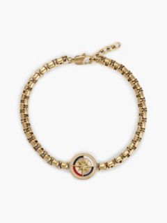 Compass Medallion Chain Bracelet — Gold 1
