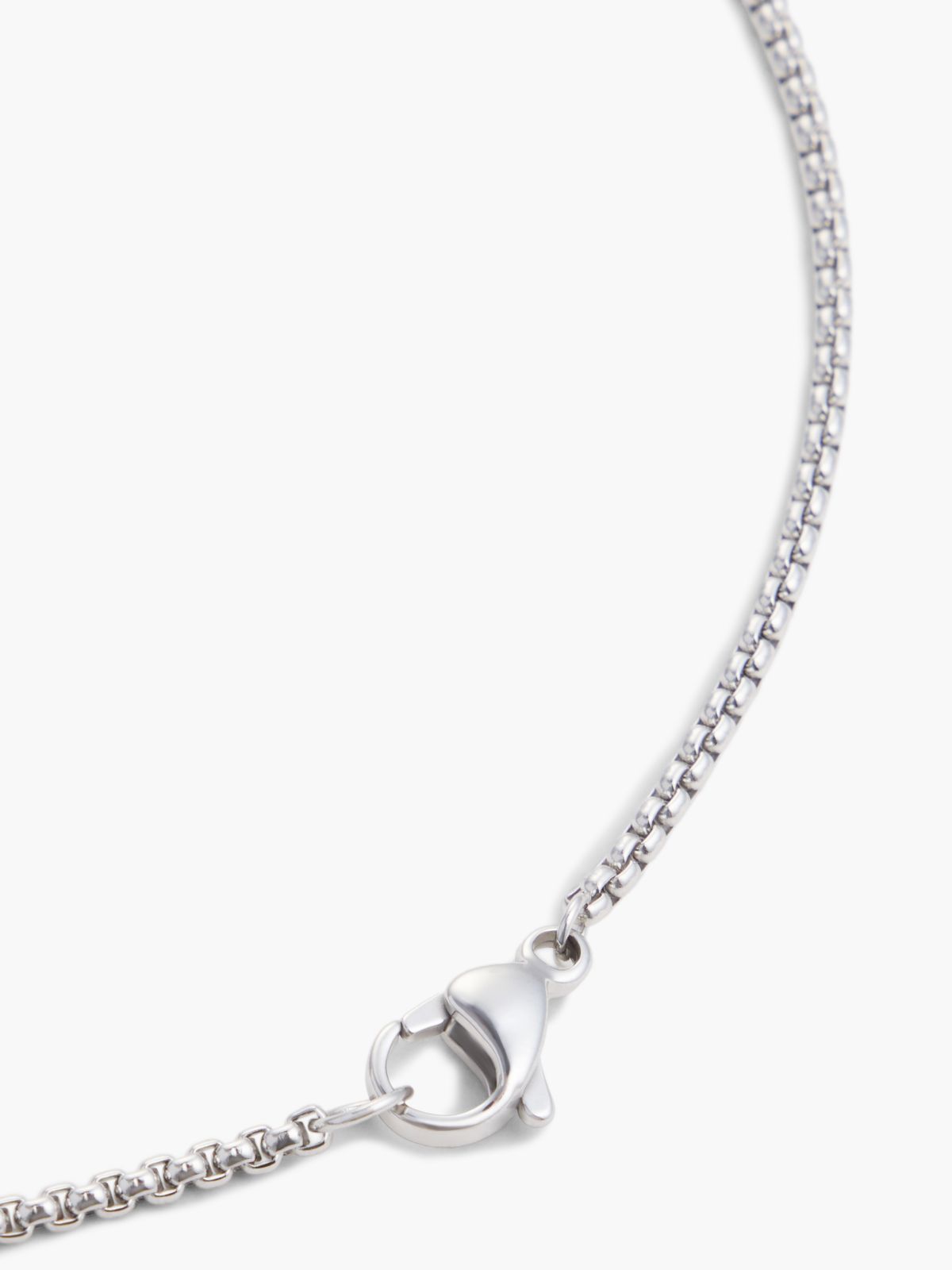 Compass Medallion Necklace — Silver