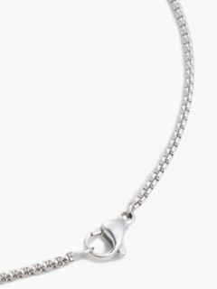 Compass Medallion Necklace — Silver 3