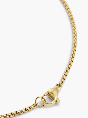Мужское колье Tommy Hilfiger Compass Medallion, цвет: Золотой — фото 3