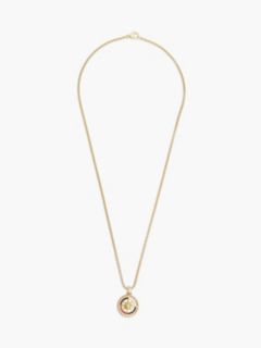 Compass Medallion Necklace — Gold 1
