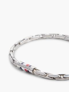 6mm Signature Stripe Chain Bracelet — Silver 2