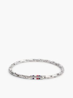 6mm Signature Stripe Chain Bracelet — Silver 1