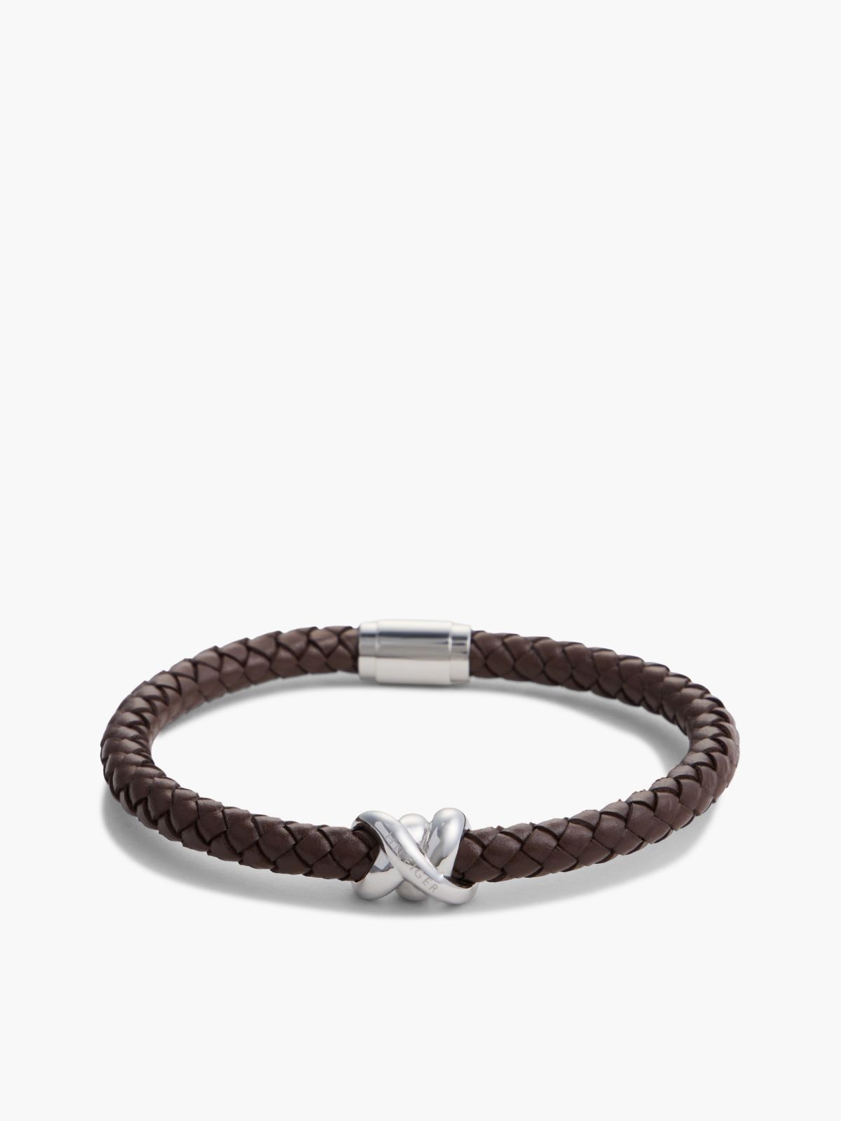 Nautical Knot Braided Leather Bracelet — Brown