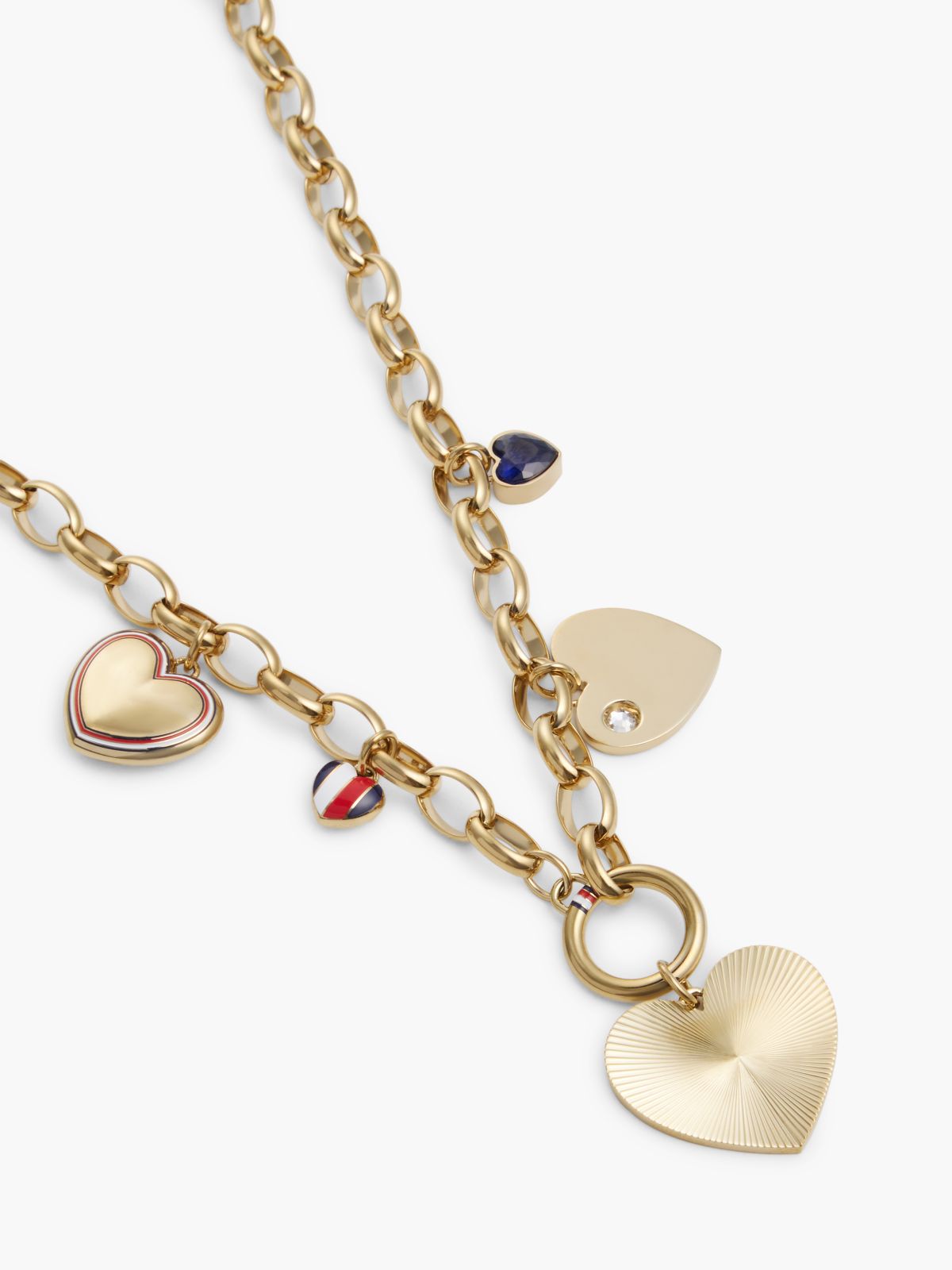 Heart Charm Necklace — Gold