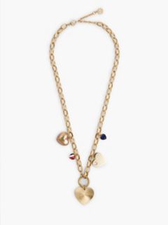 Heart Charm Necklace — Gold 1