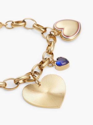 Женский браслет Tommy Hilfiger Heart Charm, цвет: Золотой — фото 2