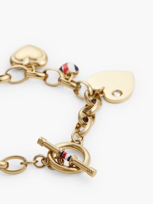 Женский браслет Tommy Hilfiger Heart Charm, цвет: Золотой — фото 3