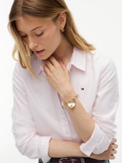 Heart Charm Bracelet — Gold 4