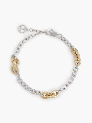Женский браслет Tommy Hilfiger Two-Tone Nautical Rope Link, цвет: Двухцветный — фото 1