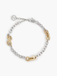 Two-Tone Nautical Rope Link Bracelet — Two Tone 1